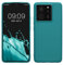 kwmobile Case Compatible with Xiaomi 13T / 13T Pro Case - Soft Slim Protective TPU Silicone Cover - Teal Matte