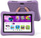 plimpton Tablet Bambini 10 Pollici Android 14 con WiFi 6, 6GB(2+4 GB Esteso) RAM + 32GB ROM, Controllo Parentale, Custodia Antiurto EVA, Kids Space, 6000mAh, PlimPad Kids 10 (Viola)
