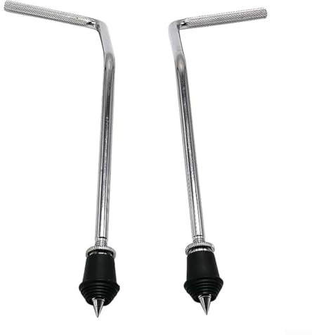 Pieds de grosse caisse en métal robuste pour caisse claire améliorant la stabilité et le son