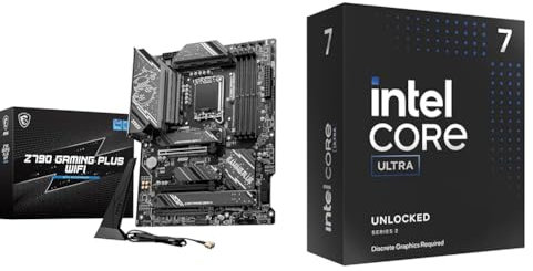 MSI Z790 GAMING PLUS WIFI Scheda Madre + Intel Core Ultra 7 265KF processore desktop 20 cores