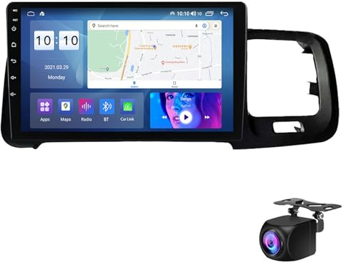 Double Din Android 13 Autoradio für Vo-lvo S60 V60 2011-2020 mit Bluetooth 9 Zoll Touchscreen Auto GPS Stereo Haupteinheit Navigation Radio Unterstützung 4G / WIFI / SWC / AHD Rückfahrkame(Size:M700S)
