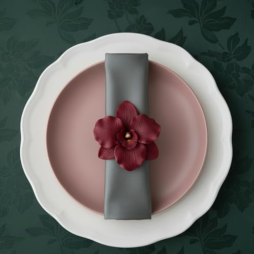 Seralino Stoffservietten 40x40 cm Dunkelgrau (12er Set) aus 100% Bio-Baumwolle | Waschbare Stoff Servietten für Hochzeit, Taufe, Geburtstag & Weihnachten | Nachhaltige Tischservietten