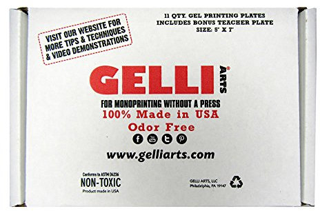 Gelli Arts GL862622000321 Class Pack Printing Plate 5 inch x 7 inch, 11 Pieces