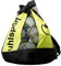 uhlsport Uni Mesh-Gewebe Balltasche, Schwarz/Fluo Gelb, 35 x 15 x 48 cm