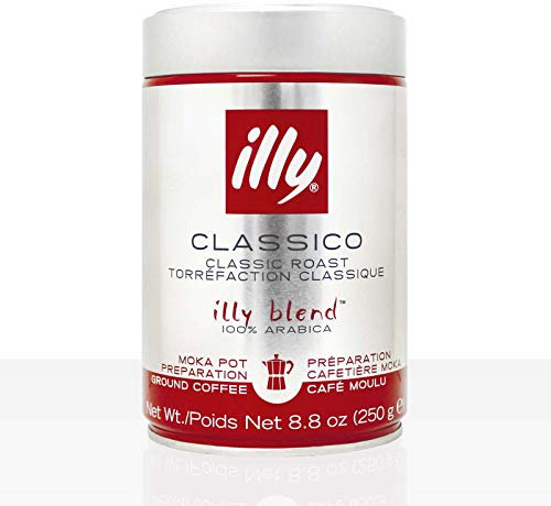 illy Moka normale Röstung, 250g gemahlen, 6er Pack