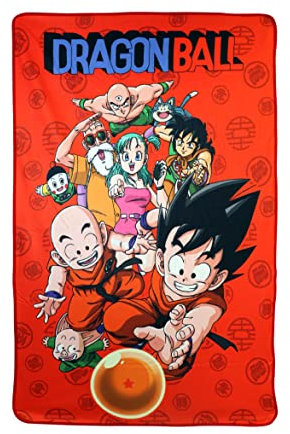 SD toys SDTDRB22104 - Personaggi e Palla Db Coperta Polar Dragon Ball