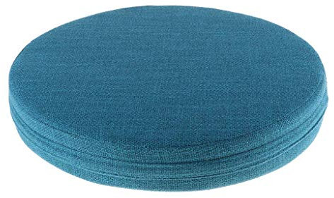 Tubayia Tragbar Runde Meditationskissen Yogakissen 40x10cm Yoga Sitzkissen für Haus Büro Reise (Canal Lake)