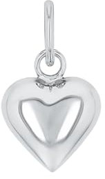 Amor Motivanhänger 925 Sterling Silber Damen Anhänger, Silber, Herz, Kommt in Schmuck Geschenk Box, 9067824