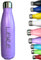 Botella Nombre. Botella Personalizada. Termo Nombre Acero Inoxidable Alimenticio Doble Pared. Bebidas 24h. Frías y 12h. Calientes. Grabado Láser Permanente (350ml, Purpura)