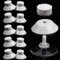 FUBESK Lot de 10 fixations à ventouse pour caravane et camping-car Blanc