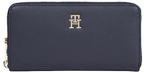 Tommy Hilfiger Damen Portemonnaie Poppy Plus mit Münzfach, Blau (Space Blue), Onesize