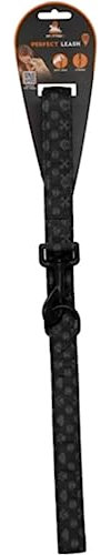 Spotted! Pro Dog Leash - Haustierleine mit Musketon-Verschluss - Extra D-Ring - Wetterfest & wasserdicht - 120 cm - Anthrazit