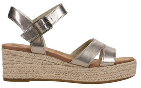 Toms Damen Audrey_Light Gold Sneaker, Hellgold, 38 EU