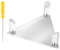 Bewudy Acryl Ballhalter, Ball Ausstellungsstand, Basketball Ballständer Regal Ball Display Stand Storage Holder für American Football Fussball Volleyball Handball Bowling Acrylständer (1pc)