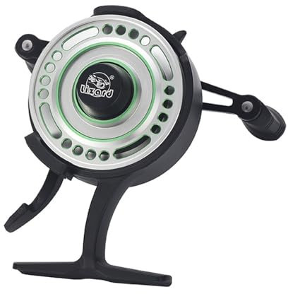 Jemora Metalldrahtbecher, Eisangelrolle, Floß-Angelrad, vorderes Angelrad zum Eisangeln