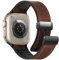 WestEagle Magnetic Leather Watch Strap Compatible with Apple Watch 38mm 40mm 41mm 42mm (S10) Genuine Leather with Magnetic Buckle Strap for iWatch Series Ultra/Ultra2/10/9/8/7/6/5/4/3/2/1/SE