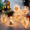 Glasseam Teelichthalter Weihnachten Teelichtgläser: Kerzenhalter Glas 6er Set Kerzengläser für Weihnachtsdeko Tisch Klein Kerzenglas Teelichtglas für Wohnzimmer Esstisch Party Geschenk Adventsgesteck