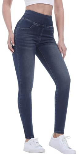 Chasehot Skinny Jeans Damen, High Waist Stretch Jeggings Damen mit 4 Taschen Jeans Leggings Damen Jeanshose zum Anziehen