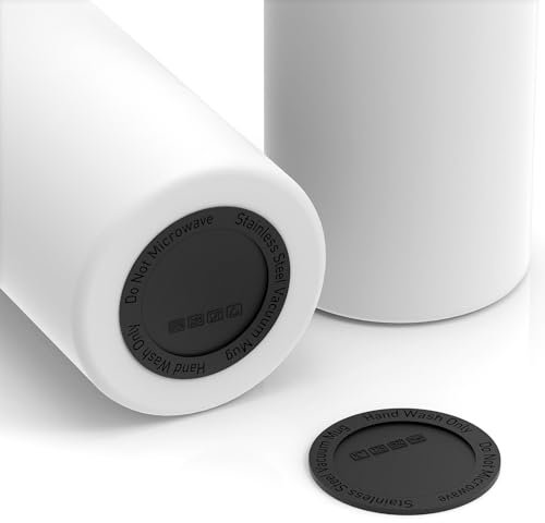 Linkidea 6 Pack Water Bottle Bottom Pad Compatible with IRON °FLASK Wide Mouth 14oz/18oz/22oz, Silicone Waterbottle Bottom Silencer, Protective Anti-Slip Rubber Bottom Protector