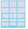 Aprilsunnyzone 2 accesorios de filtro de aire acondicionado, pantalla de polvo colgante de unidad interior, instalación rápida, a prueba de polvo (25.3 x 28)