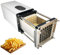 Macchina per Taglierine di Patatine Fritte Professionali, Elicottero di Patate Elettriche con 2 Lame (1/2 e 3/8), Fessura di Verdure per Ristoranti, Fast Food, Cucina per La Casa-lavastoviglie