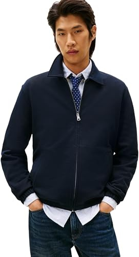 Tommy Hilfiger Herren Essential Terry Ivy Jacket Mw0mw41767 Sweatshirt mit durchgehendem Reißverschluss