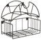 Soporte para manguera de jardín montado en la pared, soporte de pared para manguera de jardín, estante de metal resistente para almacenamiento de cables de extensión, patio, piscina al aire libre