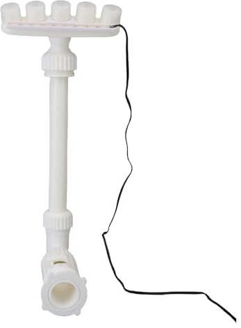 Cocoarm Piscine Fontaine Solaire LED RGB Cascade Colorée avec Télécommande et Application pour Piscines Enterrées et Hors Sol