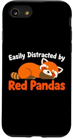 Easily Distracted By Red Pandas Case for iPhone SE (2020) / 7 / 8