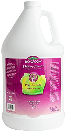 Bio-Groom Natural Scents Pink Jasmine Dog Shampoo - Natürliches Shampoo für Haustiere - Baobab-Protein - Katzen- und Hundebadezubehör - Konzentrat 1:6 - Bis zu 798 Hundewäschen - 3.8 L