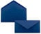 1000 Brief-Umschläge Dunkel-Blau/Nachtblau DIN Lang - 110 x 220 mm (11 x 22 cm) - Nassklebung ohne Fenster - Ideal für Einladungs-Karten - Serie FarbenFroh