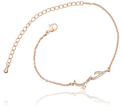 SELIA Arabische Liebe Kette & Armband - Edelstahl - verstellbare islamische Halskette - arabisches Liebessymbol - muslimischer Kalligraphie Schmuck (Armband Rosegold)
