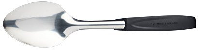 MasterClass MCSERVSPNBLK Colour-Coded Catering-Quality Stainless Steel Serving Spoon, 35 cm (14) - Black (General)