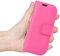 For Nokia 130 (2017) (1.8), Leather Case, Magnetic Closure Full Protection Book Design Wallet Cover with [Kickstand] For Nokia 130 (2017) Phone Case + Screen Protector - Pink