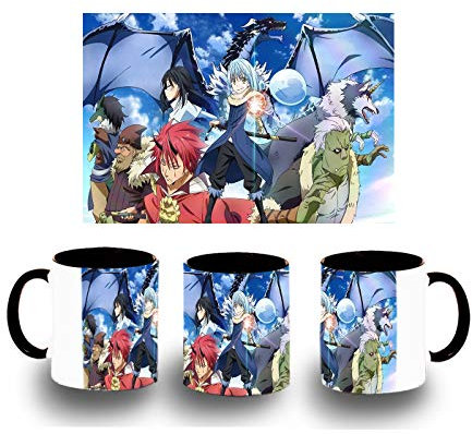 MERCHANDMANIA TAZA NEGRA TENSEI SHITARA SLIME DATTA KEN color mug