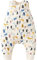 Duomiaomiao Schlafsack mit füßen, Sommerschlafsack mit füßen,100% Musselin Schlafsack Baby,Sommerschlafsack Baby 0.5 tog mit Doppelreißverschluss, schweißableitend und atmungsaktiv