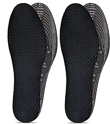 JobSite Odor Stop Insoles - Activated Charcoal Insoles - 2 Pairs