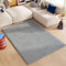 TAPISO Essence Teppich Hochflor Langflor Shaggy Grau Rechteckig Super Weich Felloptik Schlafzimmer Wohnzimmer ÖKO-TEX 300 x 400 cm