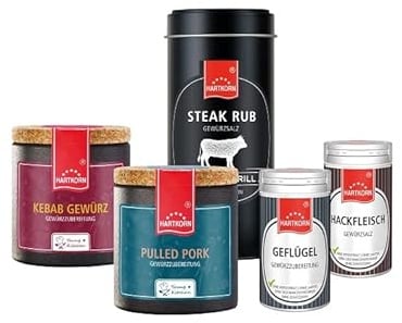Hartkorn Fleisch Gewürzset, 5-teilig