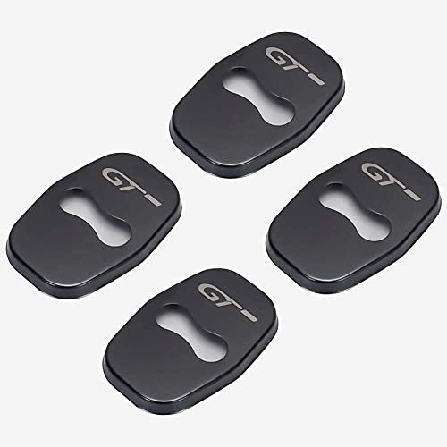 4 Pièces Couvercle de Serrure de Porte en Acier Inoxydable pour Peugeot 206 5008 4008 3008 207 308 408 307 508 GT, Verrouillage Porte Couverture Housse, Porte Serrure Couvercle Antivol Rouille