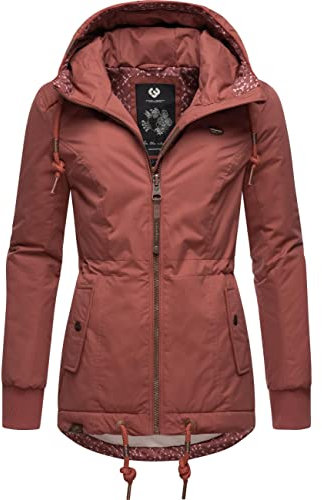 Ragwear Damen Winterjacke Outdoorjacke wasserdicht mit Kapuze YM-Danka Terracotta22 Gr. XXL