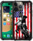 CARLOCA Kompatibel mit iPhone 13 Pro, Motocross-Flagge mit amerikanischer Flagge, ultraschutz, stoßfest, weiches Silikon, TPU, rutschfeste Rückseite für iPhone 13 Pro