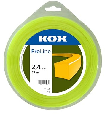 KOX ProLine Freischneidefaden quadratisch 3,3 mm Durchmesser, 36 m Länge