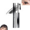 Judy Doll Mascara, Judydoll 3D Curling Wimperneisen-Mascara, borstenlose Mascara, waschbare extra schlanke Metall-Mascara, Curling & Voluminous Mascara (Curling Black 2)