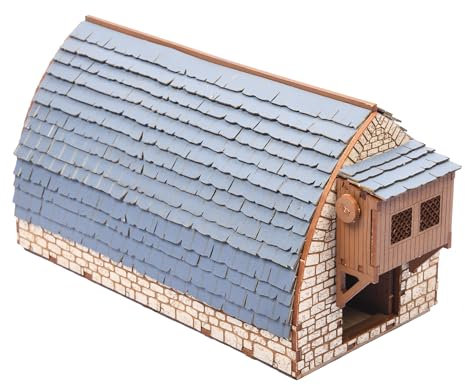 I Built It – Architektur-Modellbausatz – Mittelalter Europa – 3D-Puzzle Skala Architektur-Modell-Set Do It Yourself DIY Pädagogisches Geschenk für Jugendliche & Erwachsene (Medieval Barn)