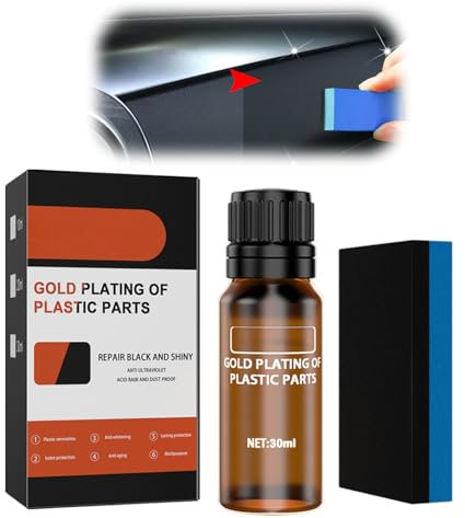 YANINEE 1PCS (30ML) Kunststoffsanierungsmittel für Autos, Kunststoff Auffrischer