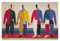 QINGYUAN Kazimir Malewitsch Sportler-Poster, Heimdekoration, Poster, Wandkunst, Schlafzimmer, dekorativ, ästhetisch, 50 x 75 cm