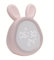WIIYENA Time Rabbit Digitaler Wecker mit Nachtlicht, Nachttisch, elektronische Uhr, niedliches LED-Wake-Up-Licht, Knopf-Typ (rosa, klein)