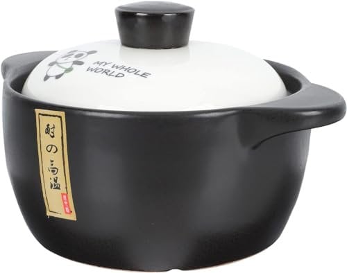 Clay Pot,Clay Pots for Cooking,Casserole Electric Skillets Nonstick with Lids Ceramic Stew Pot Clay Cooking Pots for Stove Congee Pot Induction Pans