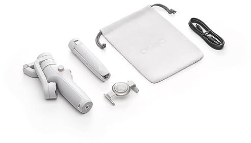 DJAISJNMC Drone parts For DJI Osmo Mobile 6 Smartphone Gimbal Stabilizer 3 Axis Mobile Phone Gimbal(Platinum Gray)